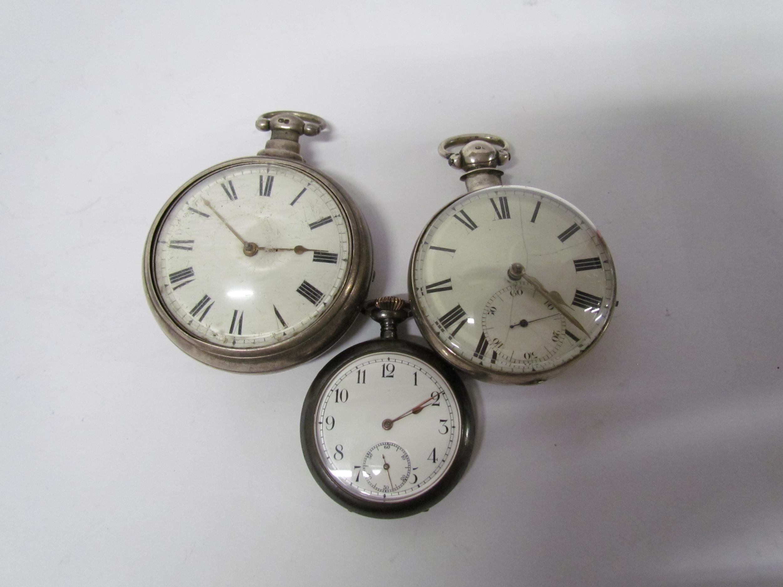 A Richard Fairey silver pair cased verge pocket watch, London 1825 ...