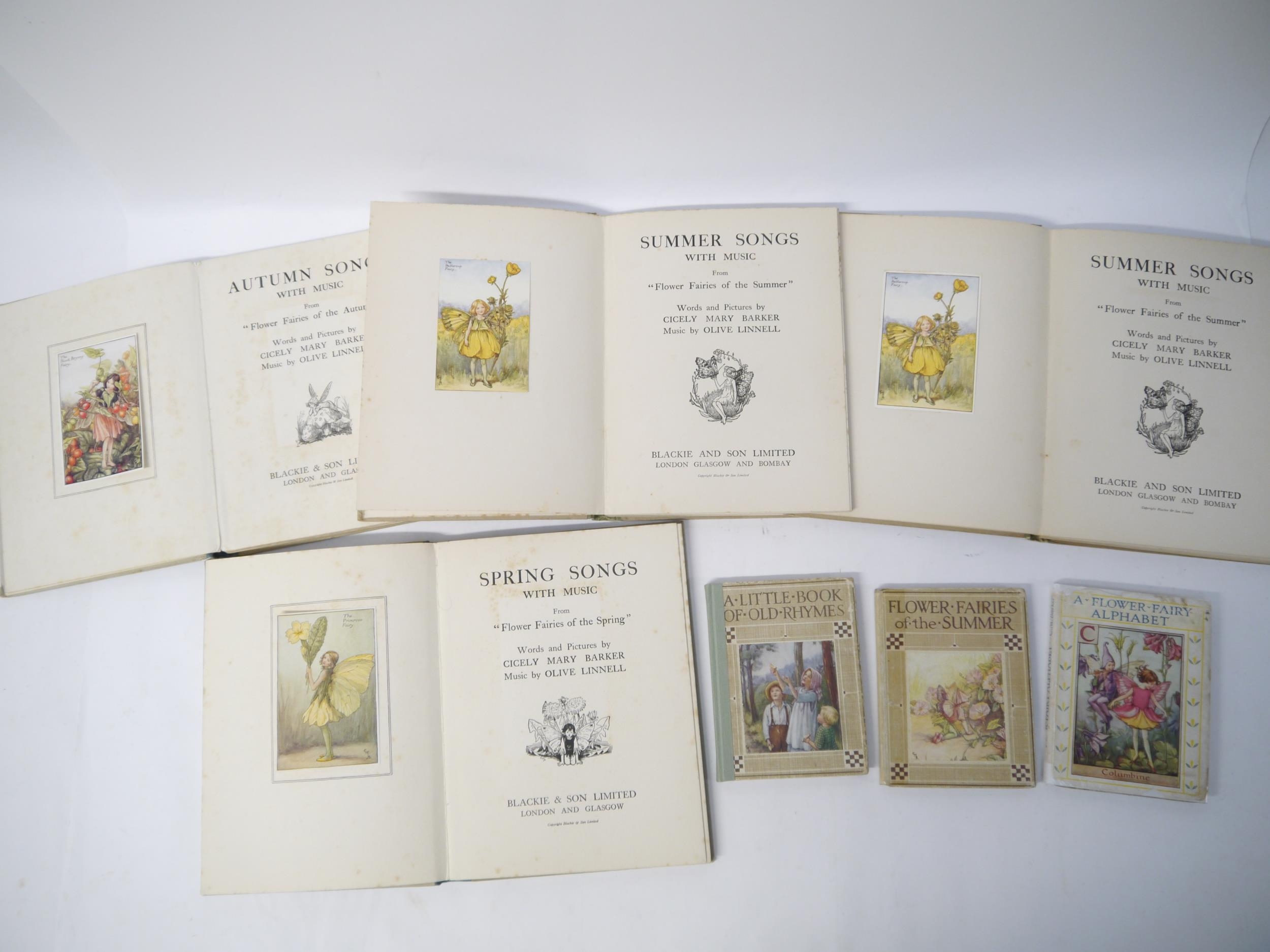 Cicely Mary Barker, 7 titles, including: 'Spring Songs with Music from "Flower Fairies of the - Image 2 of 13