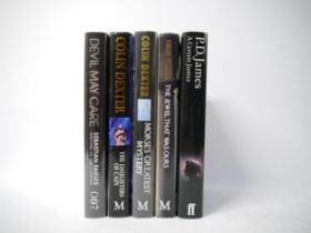 Four signed crime fiction first editions, comprising P.D. James: 'A Certain Justice', L, Faber &
