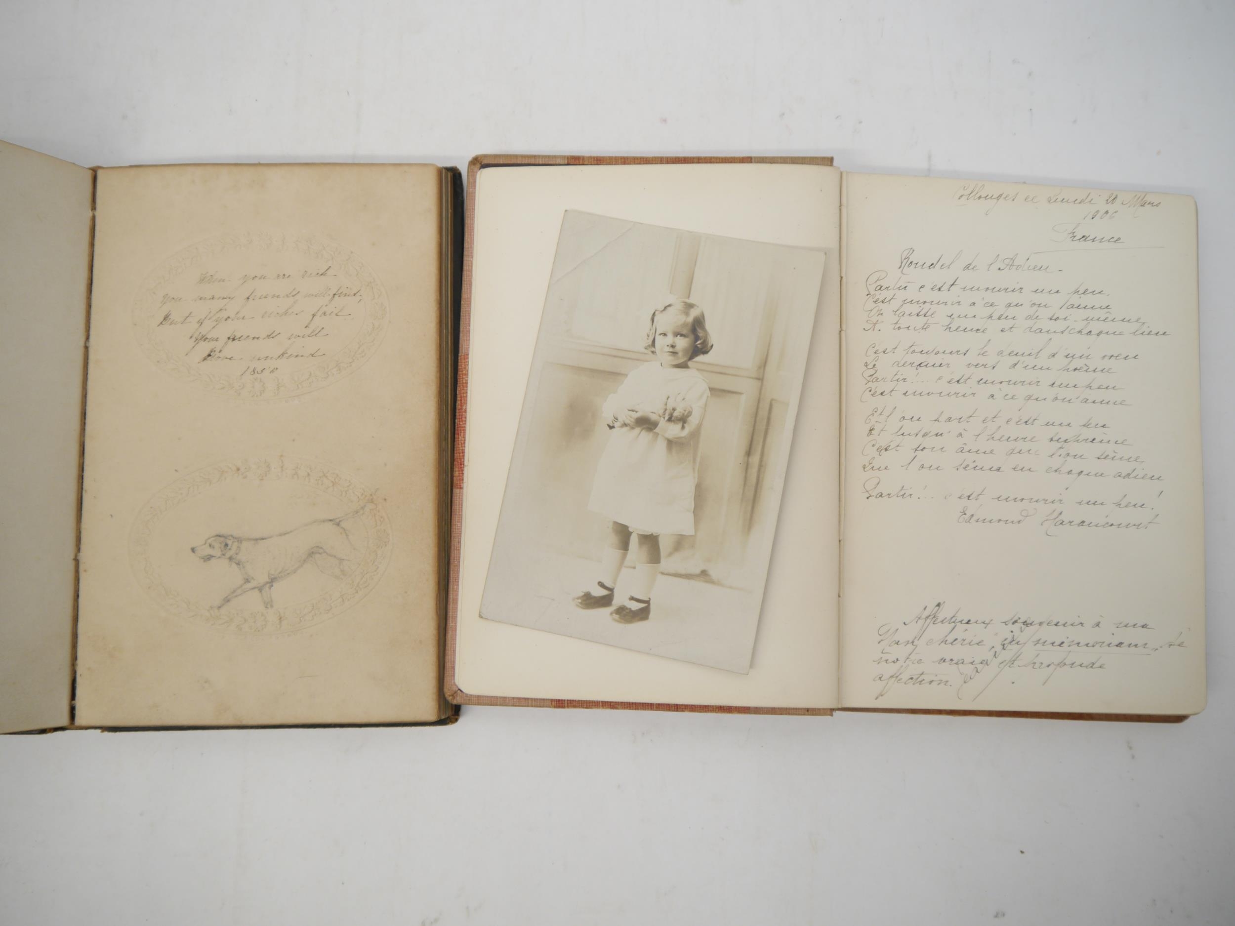 A commonplace album circa 1850 compiled by one Harriet Emma Easton, Woodrow Farm, Cawston, - Image 2 of 4