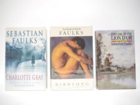 Sebastian Faulks [The French Trilogy], comprising 'The Girl at the Lion d'Or', 1989, signed piece