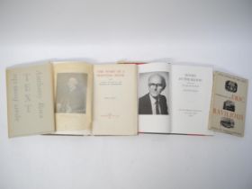 Four books on printing/the book trade and similar, including Anthony Rota, 2 titles, both signed,
