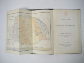 Samuel Woodward: 'An Outline of the Geology of Norfolk', Norwich, John Stacy, 1833, 1st edition, 1st