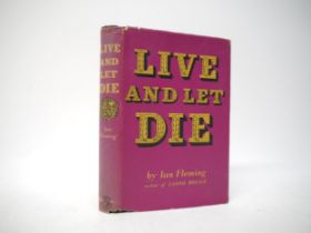 Ian Fleming: 'Live and Let Die', London, Jonathan Cape, 1954, 1st edition, original cloth gilt, dust