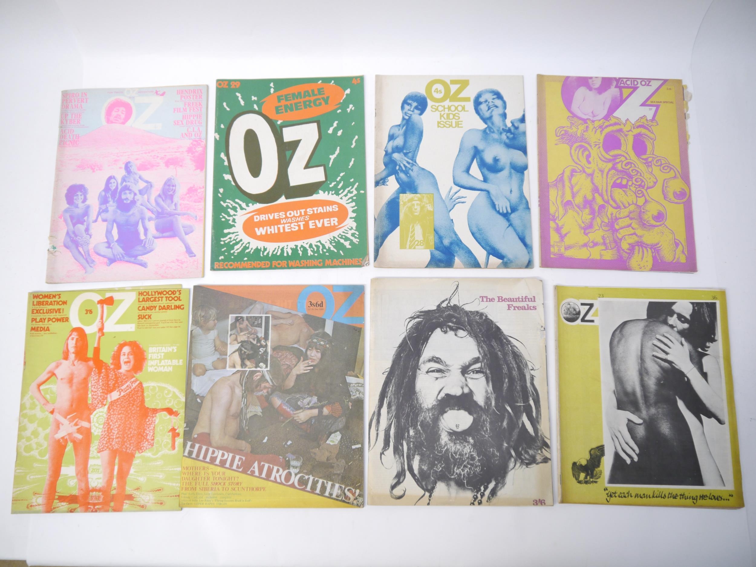 (Counter Culture.) 'Oz Magazine', London, OZ Publications Ink, 33 issues May 1967 to November - Image 6 of 19