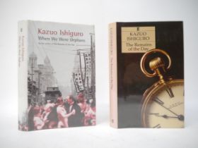 Kazuo Ishiguro: 'The Remains of the Day', 1989, 'When We Were Orphans', 2000, both first editions,
