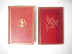 Lewis Carroll [i.e. Charles Lutwidge Dodgson], 2 titles: 'Alice's Adventures Under Ground. Being a