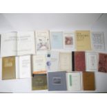 Seventeen assorted poetry/private press titles etc, all either signed or limited editions, including