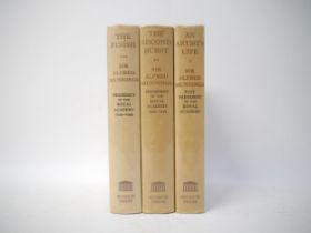 Sir Alfred Munnings: 'An Artist's Life; The Second Burst; The Finish', London, Museum Press, 1950-
