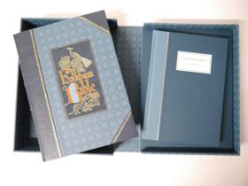 Folio Society. 'The Holkham Bible', London, 2007, limited edition (1470/1750), 42 colour illustrated