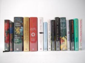 Hilary Mantel, a complete set of her works, 1985-2020, 15 volumes, all 1st editions, all signed/with