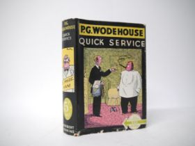 P.G. Wodehouse: 'Quick Service', London, Herbert Jenkins, [1940], 2nd printing, original orange