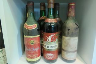 8 bottles of various wine, 1986 Negru de Purkar x 5, 1981 Svichtov, etc