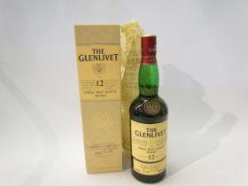 The Glenlivet 12 years Old Single Malt Scotch Whisky, 70cl, boxed