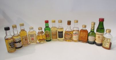 A quantity of Whisky miniatures and Whisky Liqueur