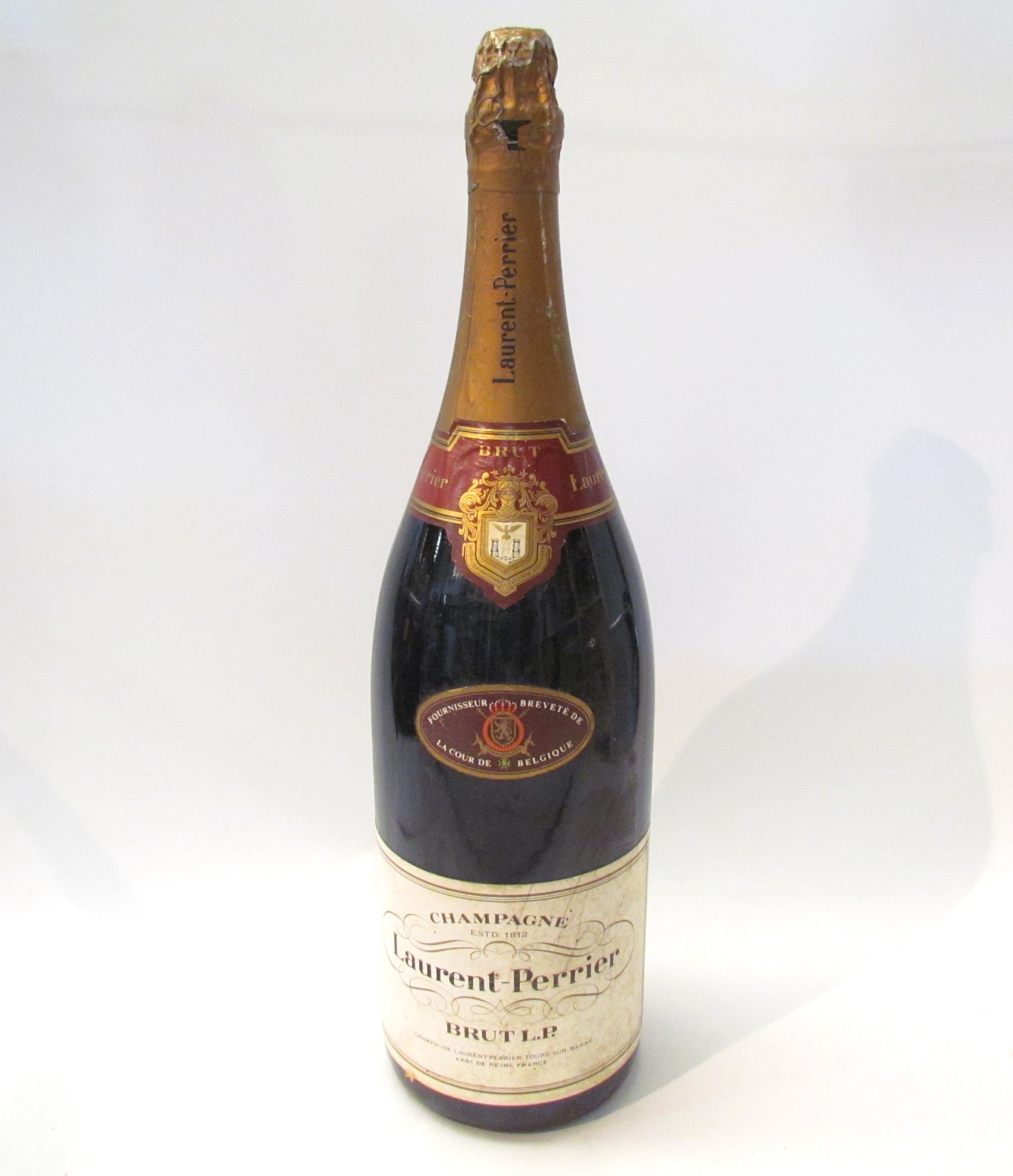 A vintage Laurent Perrier Champagne brut double magnum
