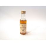 5cl miniature; 1968 The Macallan Single Highland Malt Scotch Whisky bottled 1987