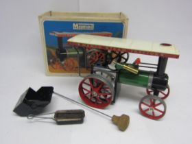 A boxed Mamod T.E.1a live steam traction engine