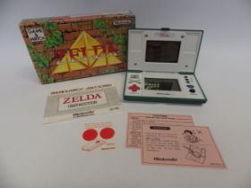 Nintendo Game & Watch Multi Screen Zelda handheld electronic game (ZL-65), in original box. Number