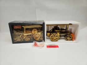 A boxed Wilesco D407 / D40 live steam powered traction engine
