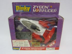 A Dinky Toys diecast 368 Zygon Marauder with cut out space station in original unpunched window box