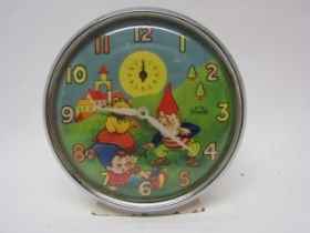 A Smiths Timecal Noddy alarm clock