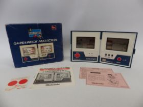 Nintendo Game & Watch Multi Screen Rain Shower handheld electronic game (LP-57) in original box