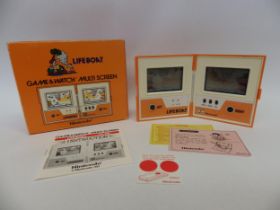 Nintendo Game & Watch Multi Screen Lifeboat handheld electronic game handheld electronic game (TC-