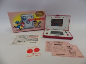 Nintendo Game & Watch Multi Screen Safebuster handheld electronic game (JB-63), in original box,