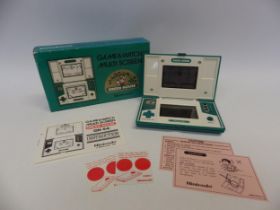 Nintendo Game & Watch Multi Screen Green House handheld electronic game (GH-54) in original box,