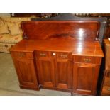 A Victorian mahogany sideboard. COLLECT ONLY.