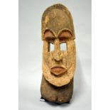 An African Dogon Goiter tribal mask, Ex Ds.Lame Netherlands, 49cm tall