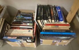 2 boxes of space related books