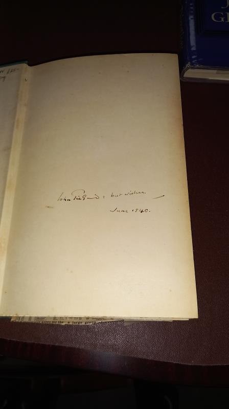 3 signed / inscribed by / about John Gielgud including Camera Studies by Gordon Anthny, Early Stages - Image 6 of 9