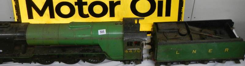 A Scratch built LNER 4470 steam locomotive.