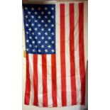 Am American flag - Approximately 57" x 34"