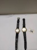 Two gent's wrist watches in working order.