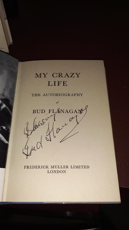 4 Signed books by actors / singers including Bud Flanagan My Early Life, Gracie Fields, Peter - Image 3 of 8