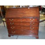 A good quality mahogany bureau. COLLECT ONLY.