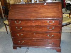 A good quality mahogany bureau. COLLECT ONLY.