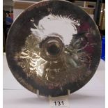 A hall marked silver bowl, 21.5 cm diameter, 13.5 ounces.