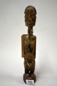 An African tribal figure ex D.S. Lampe, Netherlands, collected in 1970's