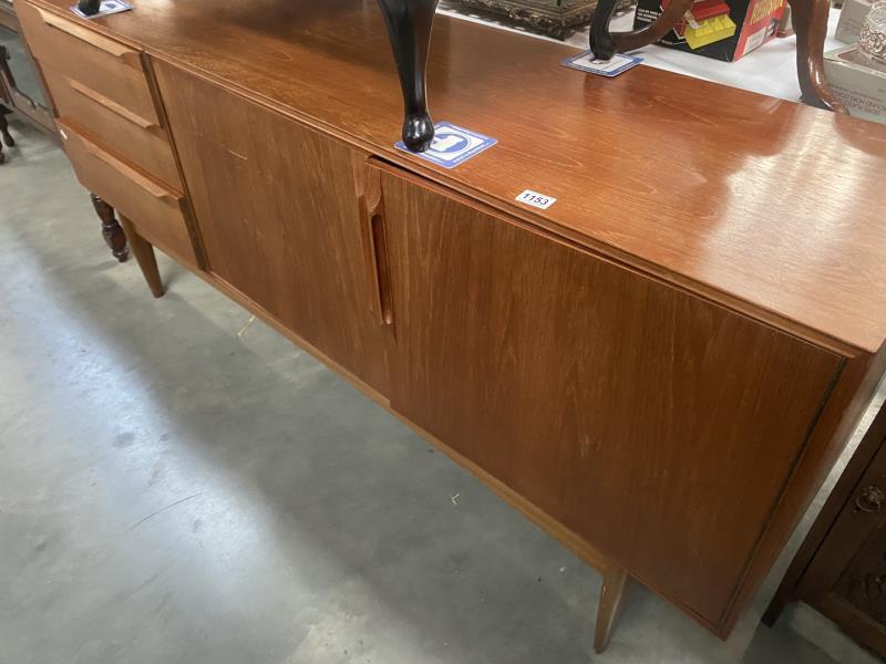 A vintage mackintosh teak sideboard 175cm x 46cm x H78cm