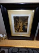 A framed & glazed print of the Nativity - Approximate length 65cm x width 53cm (COLLECT ONLY.)