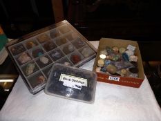 A good selection of geology polished stones etc.