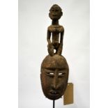 An African Dogon Satimbe tribal mask, 48cm tall