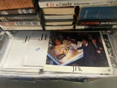 A quantity of film related pictures/scripts from the JFK film with Kevin Costner