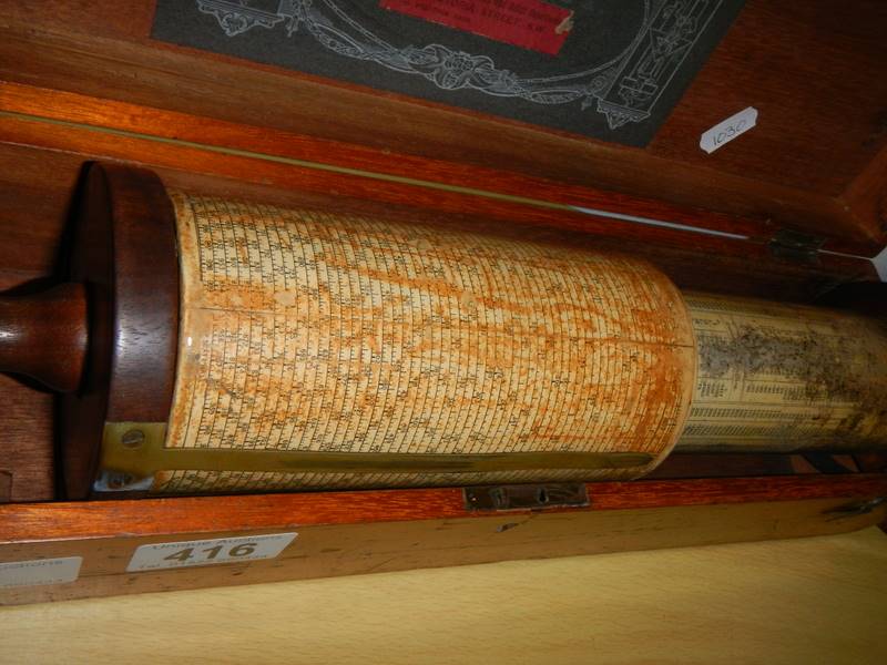 Very Rare Antique Fuller’s cylindrical calculator in fitted box. - Image 3 of 5