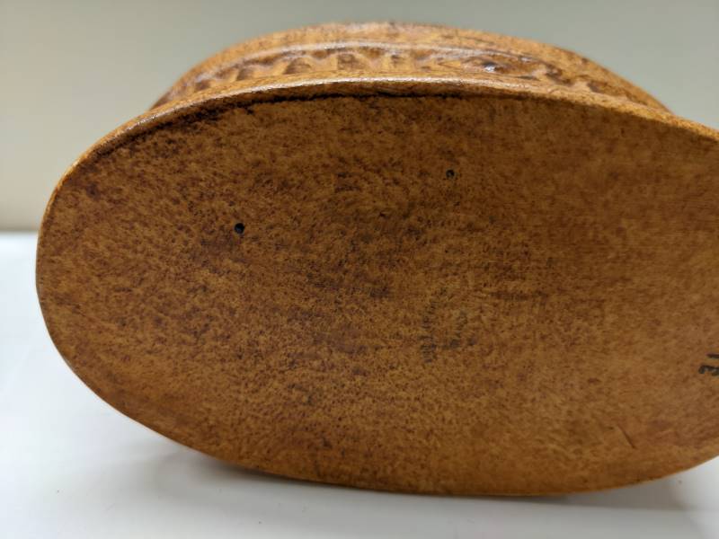 A vintage French Pillivuyt pottery woodcock game bird pate' dish. - Image 4 of 4