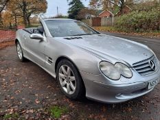 2003 Mercedes SL350 auto - NG53 0LH - 3724 cc approx 135000 miles - 10 stamps up to 76k - MOT Sept